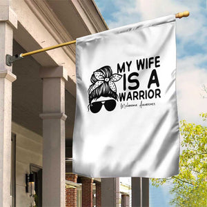 My Wife Is A Warrior Garden Flag Melanoma Awareness Husband Gift TS12 Print Your Wear