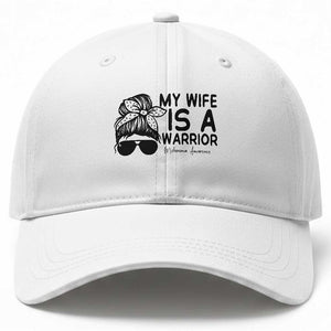 My Wife Is A Warrior Baseball Cap Melanoma Awareness Husband Gift TS12 Print Your Wear