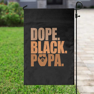 Dope Black Papa Garden Flag Proud African American Fathers Day Gift TS12 Print Your Wear