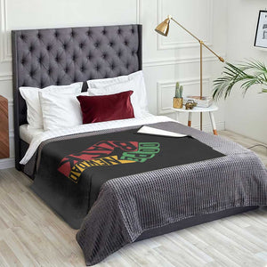First Fathers Day Black Dad Throw Blanket New Dad Gift TS12 Print Your Wear