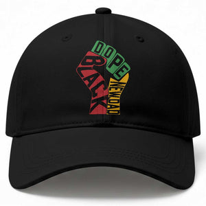 First Fathers Day Black Dad Baseball Cap New Dad Gift TS12 Print Your Wear
