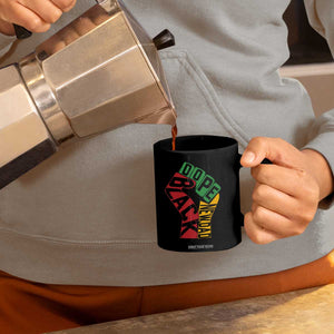 First Fathers Day Black Dad Coffee Mug New Dad Gift TS12 Print Your Wear
