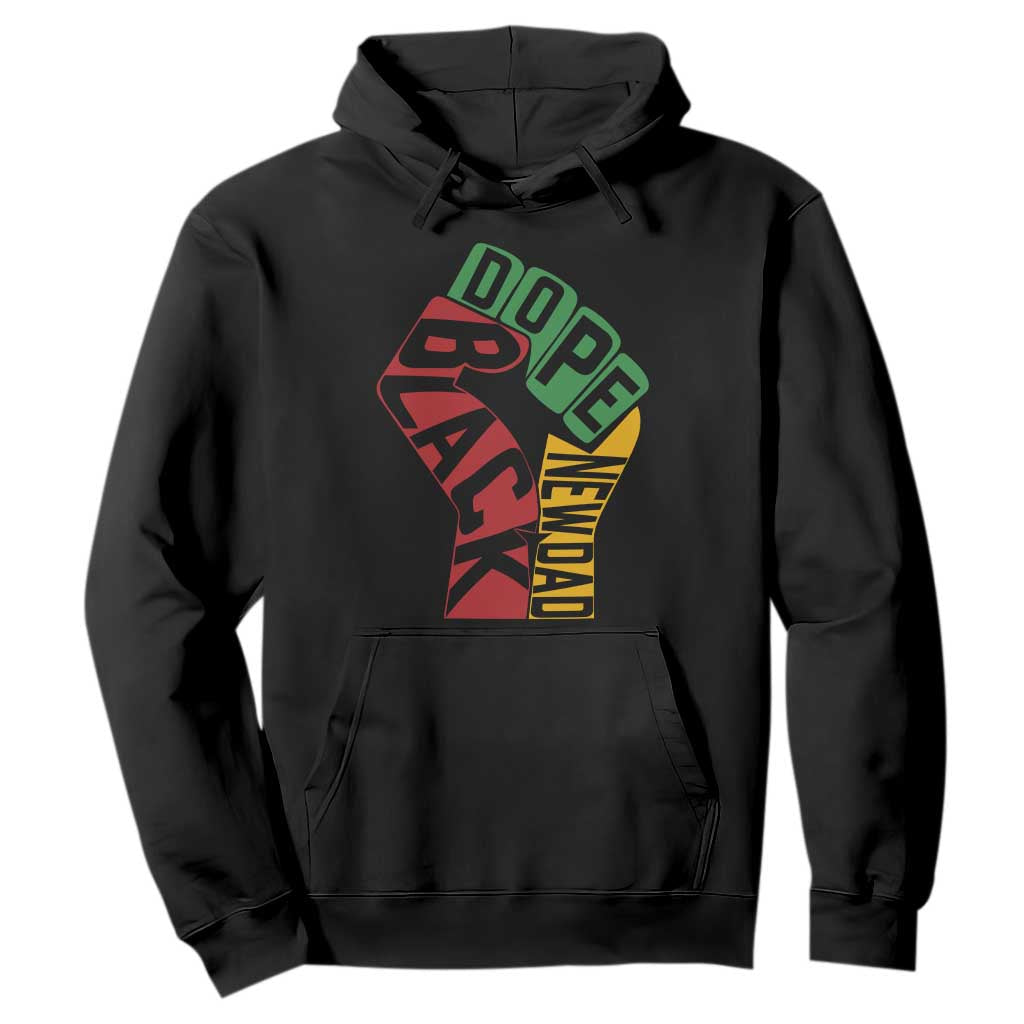 First Fathers Day Black Dad Hoodie New Dad Gift TS12 Black Print Your Wear