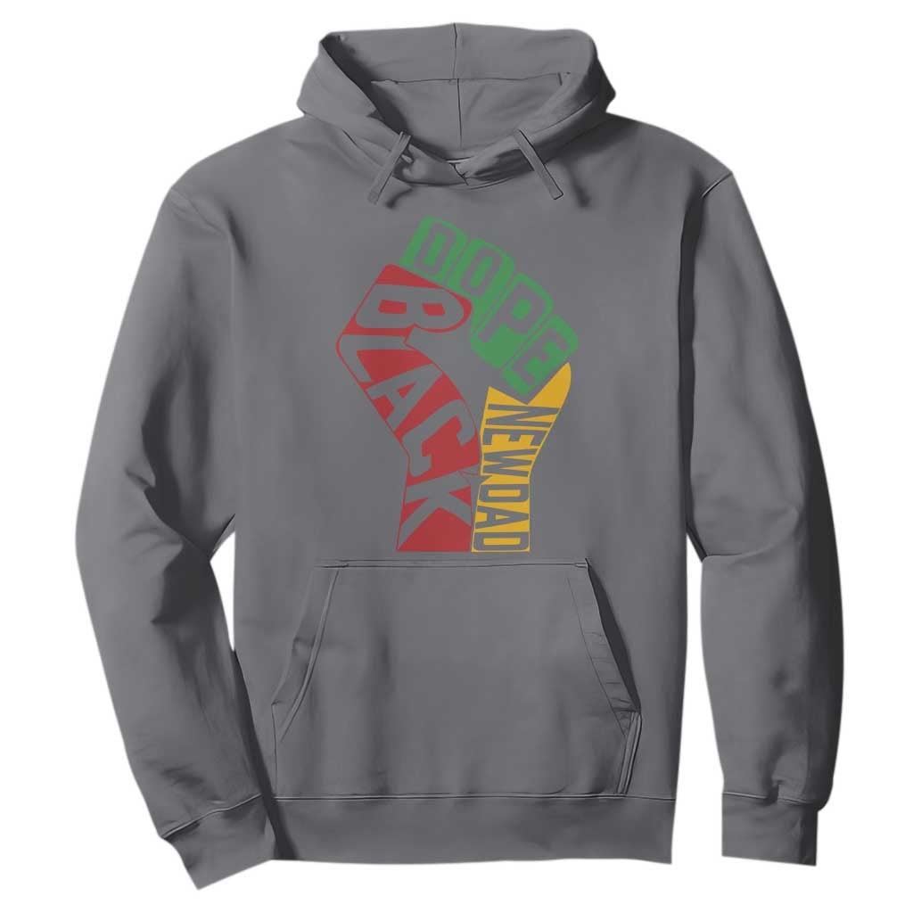 First Fathers Day Black Dad Hoodie New Dad Gift TS12 Charcoal Print Your Wear