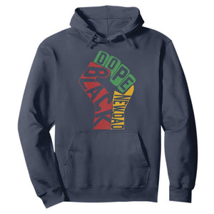 First Fathers Day Black Dad Hoodie New Dad Gift TS12 Navy Print Your Wear