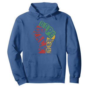 First Fathers Day Black Dad Hoodie New Dad Gift TS12 Royal Blue Print Your Wear