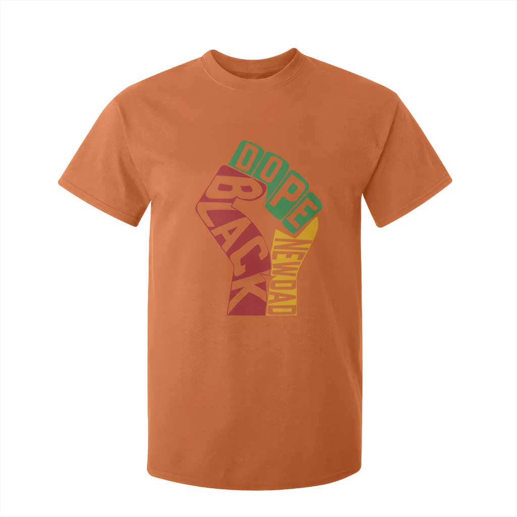 First Fathers Day Black Dad T Shirt For Kid New Dad Gift TS12 Orange Print Your Wear