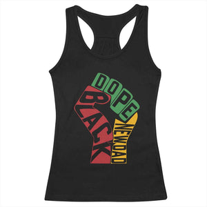 First Fathers Day Black Dad Racerback Tank Top New Dad Gift TS12 Black Print Your Wear