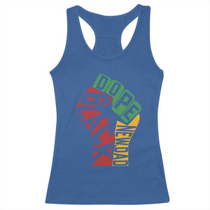 First Fathers Day Black Dad Racerback Tank Top New Dad Gift TS12 Royal Blue Print Your Wear