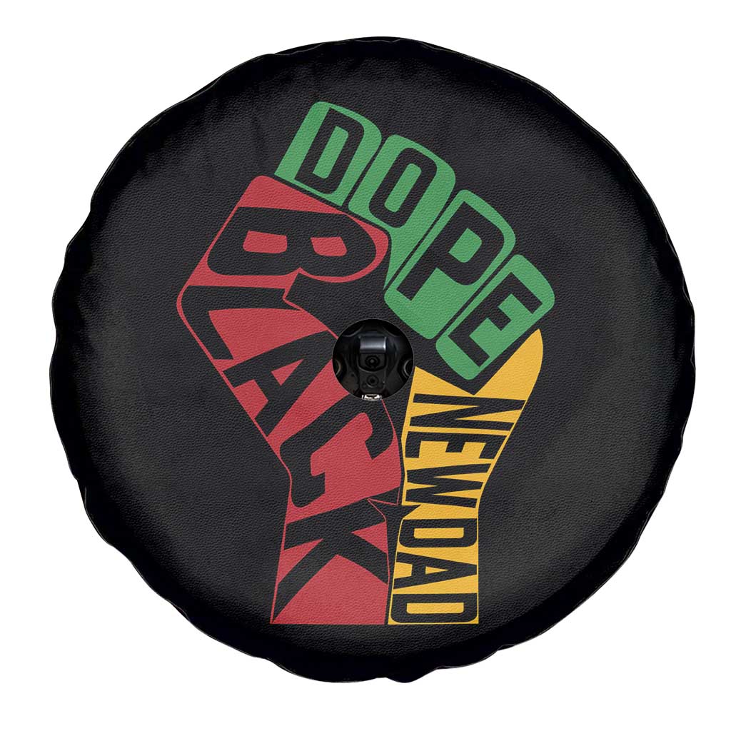First Fathers Day Black Dad Spare Tire Cover New Dad Gift TS12 Print Your Wear