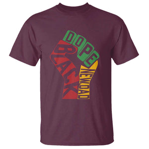 First Fathers Day Black Dad T Shirt New Dad Gift TS12 Maroon Print Your Wear