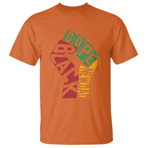 First Fathers Day Black Dad T Shirt New Dad Gift TS12 Orange Print Your Wear