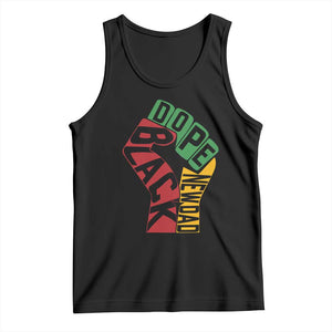 First Fathers Day Black Dad Tank Top New Dad Gift TS12 Black Print Your Wear