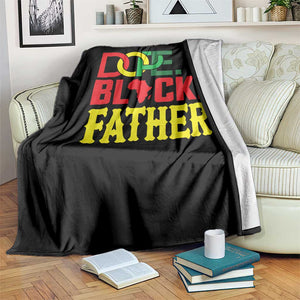 Dope Black Father Throw Blanket Proud Black Father Gift TS12 Print Your Wear