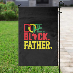 Dope Black Father Garden Flag Proud Black Father Gift TS12 Print Your Wear