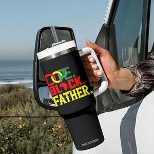 Dope Black Father Tumbler With Handle Proud Black Father Gift TS12 Print Your Wear