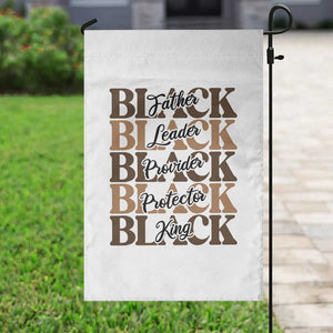 Father Leader Provider Protector King Garden Flag Proud Black Dad Gift TS12 Print Your Wear