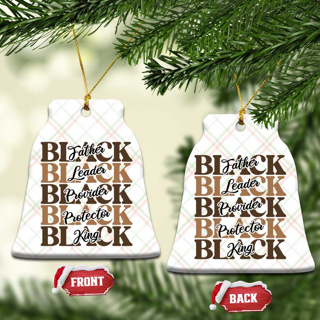 Father Leader Provider Protector King Ceramic Ornament Proud Black Dad Gift TS12 Print Your Wear