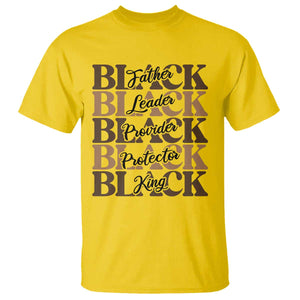 Father Leader Provider Protector King T Shirt Proud Black Dad Gift TS12 Daisy Print Your Wear