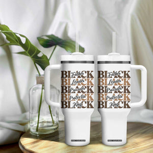 Father Leader Provider Protector King Tumbler With Handle Proud Black Dad Gift TS12 Print Your Wear