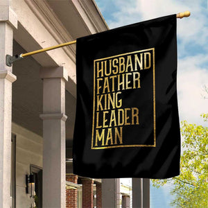 Husband Father King Leader Man Garden Flag Proud Black Dad Gift TS12 Print Your Wear