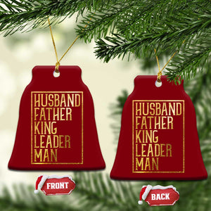 Husband Father King Leader Man Ceramic Ornament Proud Black Dad Gift TS12 Print Your Wear