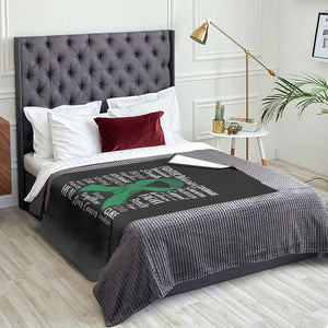 Liver Cancer Support Gift Throw Blanket Fearless Unbreakable Warrior Hope TS12 Print Your Wear