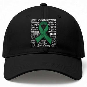 Liver Cancer Support Gift Baseball Cap Fearless Unbreakable Warrior Hope TS12 Print Your Wear