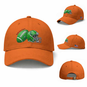 Liver Cancer Support Gift Baseball Cap October Tackle Cancer Football TS12 Baseball Cap Universal Fit Orange Print Your Wear