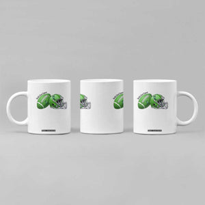 Liver Cancer Support Gift Coffee Mug October Tackle Cancer Football TS12 Print Your Wear