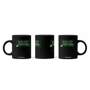 Liver Cancer Warrior Coffee Mug Never Stop Fighting Support Gift TS12 Print Your Wear