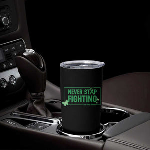 Liver Cancer Warrior Tumbler Cup Never Stop Fighting Support Gift TS12 Print Your Wear