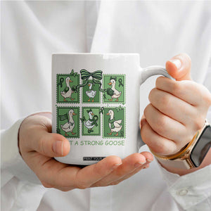 Funny Liver Cancer Warrior Support Gift Coffee Mug Just A Strong Goose TS12 Print Your Wear