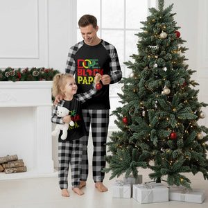 Dope Black Papa Plaid Pajama Set Melanin King Fathers Day Gift TS12 White Plaid Print Your Wear