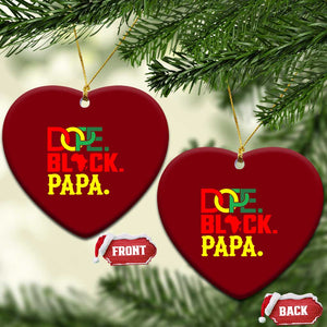 Dope Black Papa Ceramic Ornament Melanin King Fathers Day Gift TS12 Print Your Wear