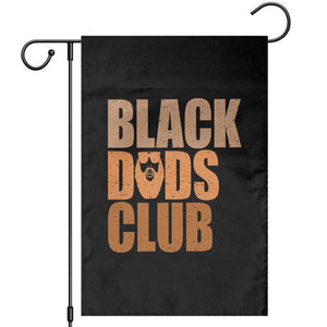 Black Dads Club Garden Flag African American Fathers Day Gift TS12 Black Print Your Wear