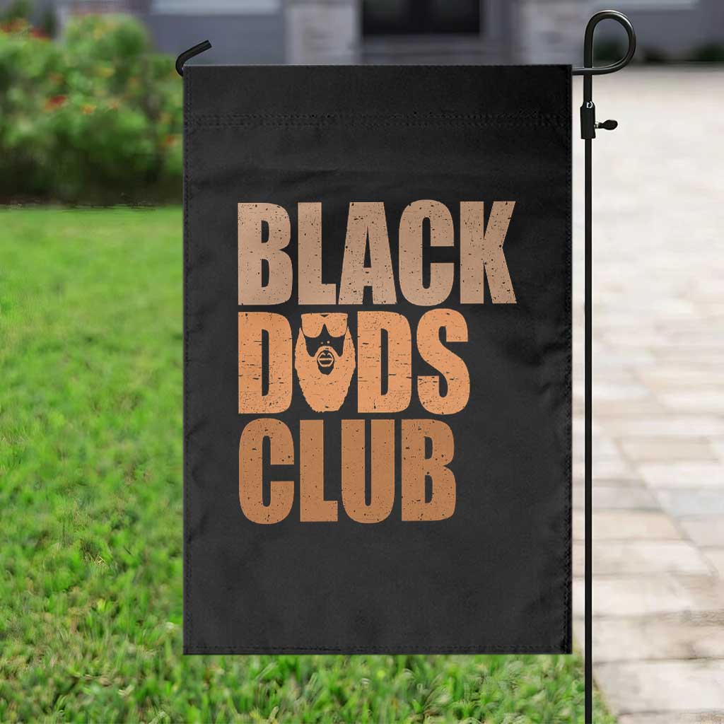Black Dads Club Garden Flag African American Fathers Day Gift TS12 Print Your Wear
