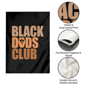 Black Dads Club Garden Flag African American Fathers Day Gift TS12 Print Your Wear