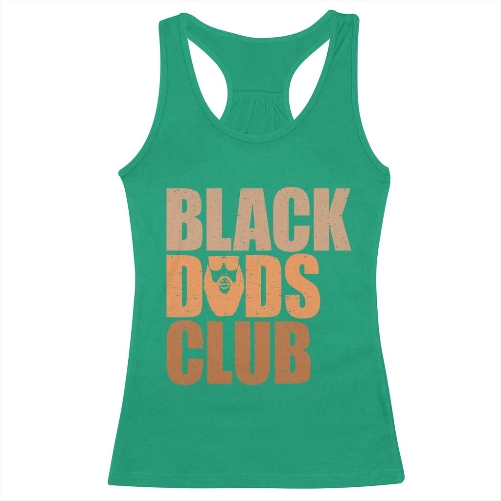 Black Dads Club Racerback Tank Top African American Fathers Day Gift TS12 Irish Green Print Your Wear