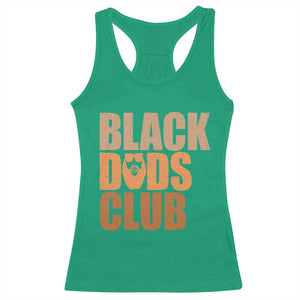 Black Dads Club Racerback Tank Top African American Fathers Day Gift TS12 Irish Green Print Your Wear