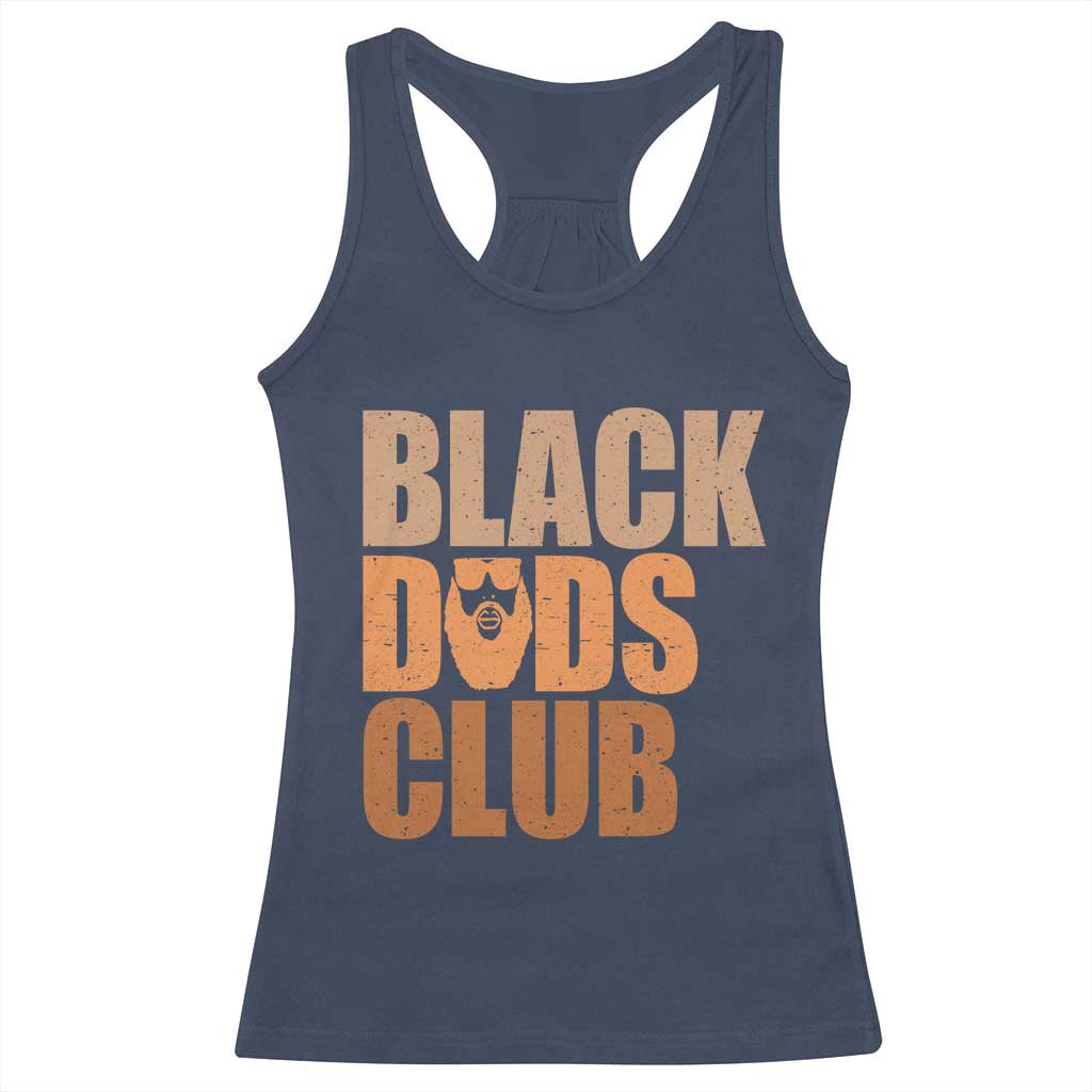 Black Dads Club Racerback Tank Top African American Fathers Day Gift TS12 Navy Print Your Wear