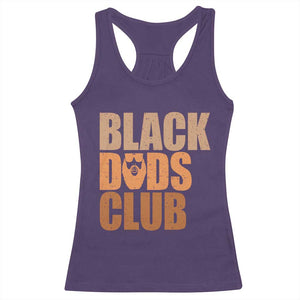 Black Dads Club Racerback Tank Top African American Fathers Day Gift TS12 Purple Print Your Wear