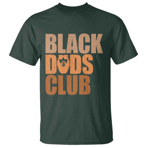 Black Dads Club T Shirt African American Fathers Day Gift TS12 Dark Forest Green Print Your Wear