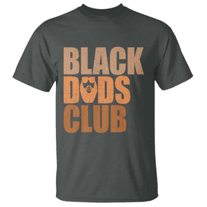 Black Dads Club T Shirt African American Fathers Day Gift TS12 Dark Heather Print Your Wear