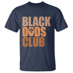 Black Dads Club T Shirt African American Fathers Day Gift TS12 Navy Print Your Wear
