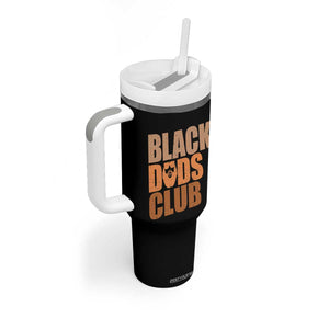 Black Dads Club Tumbler With Handle African American Fathers Day Gift TS12 Print Your Wear