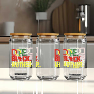 Proud African American Mom Gift Glass Can Dope Black Mother TS12 Print Your Wear