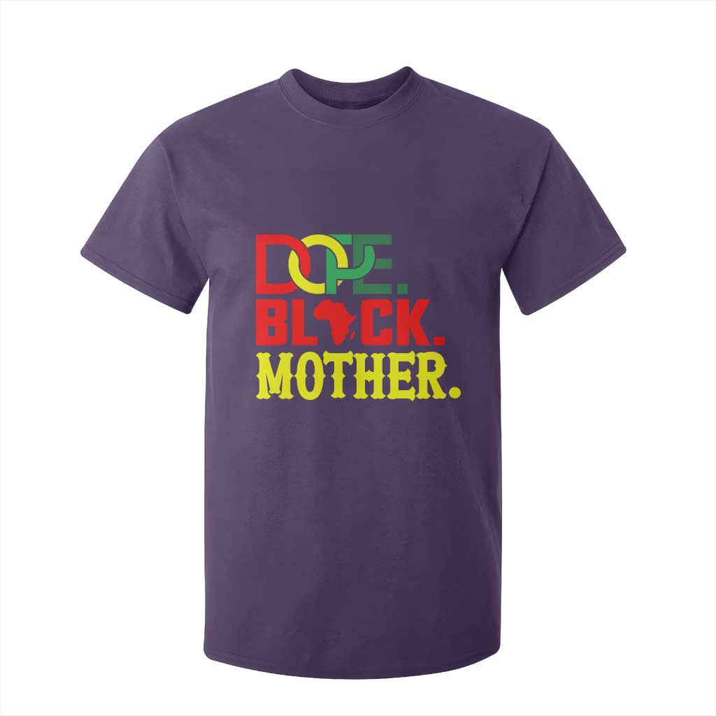 Proud African American Mom Gift T Shirt For Kid Dope Black Mother TS12 Purple Print Your Wear