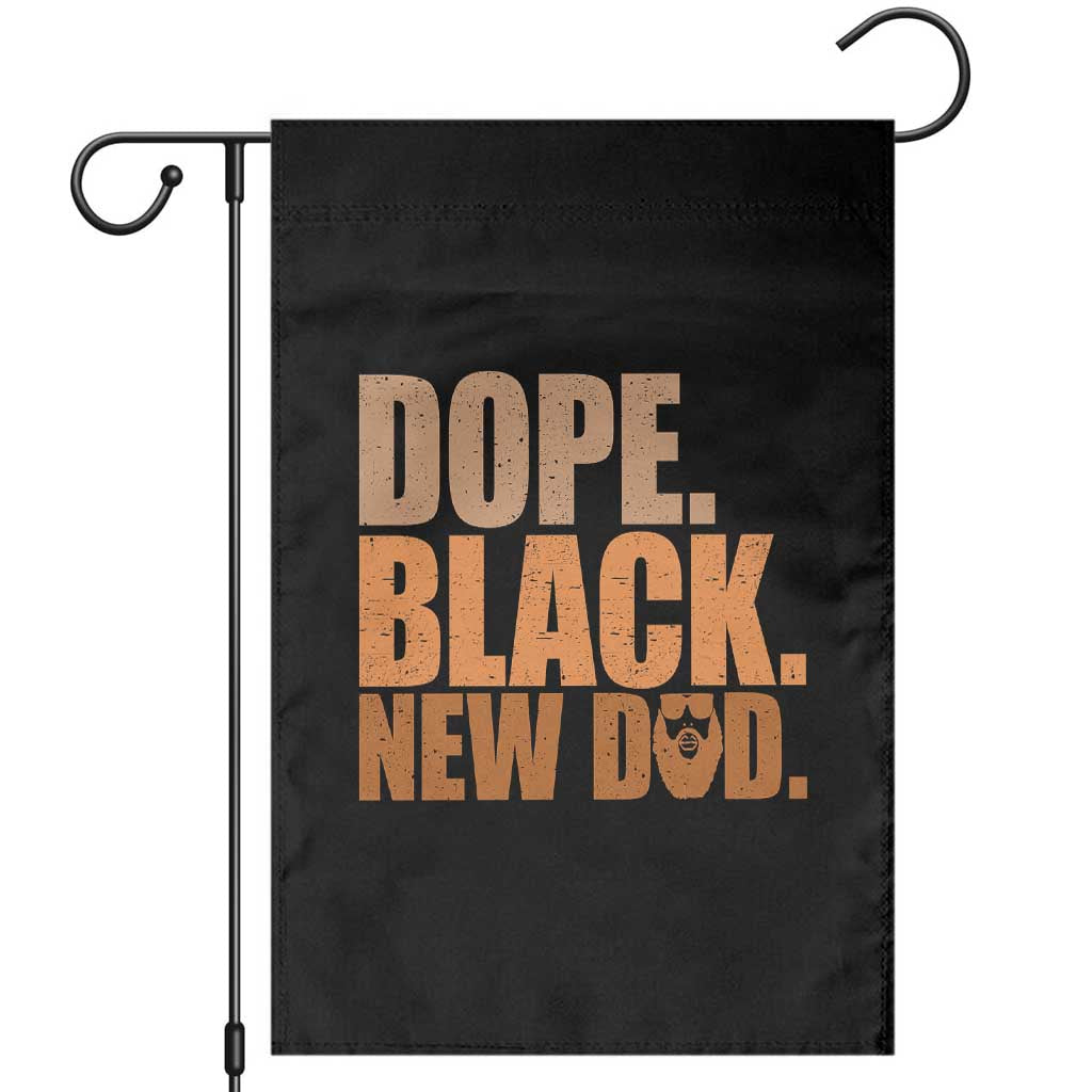Proud Black New Dad Garden Flag African American Fathers Day Gift TS12 Black Print Your Wear