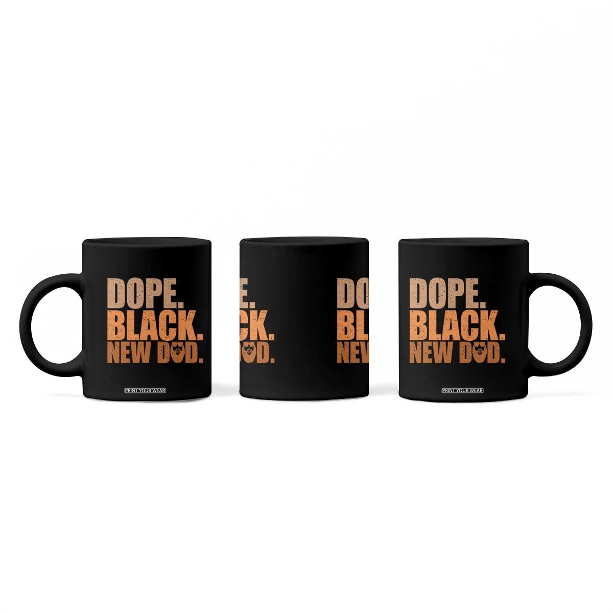 Proud Black New Dad Coffee Mug African American Fathers Day Gift TS12 Print Your Wear